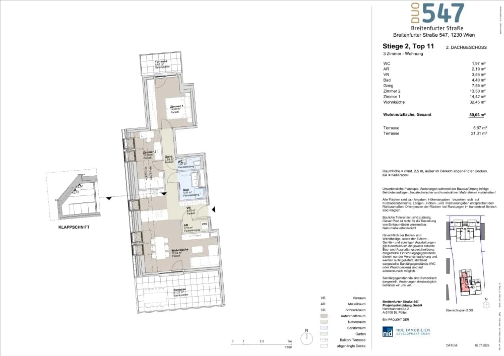 3-Zimmer-Wohnung kaufen in Wien – 80,03 m², € 699.000 – Bild 7 von 7