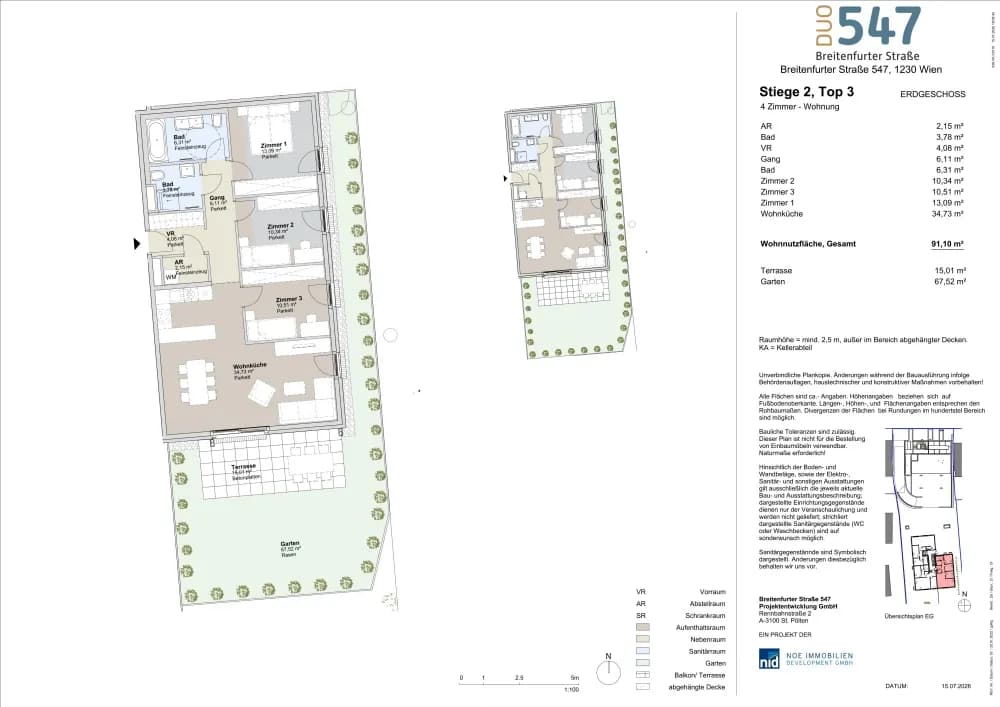 4-Zimmer-Wohnung kaufen in Wien – 91,1 m², € 785.000 – Bild 7 von 7