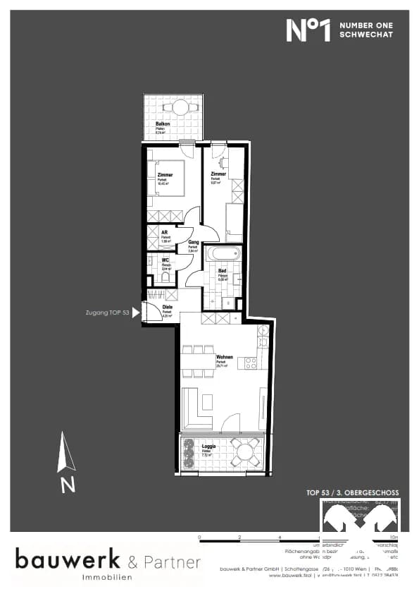 3-Zimmer-Wohnung kaufen in Bruck an der Leitha – 62,17 m², € 381.100 – Bild 9 von 9