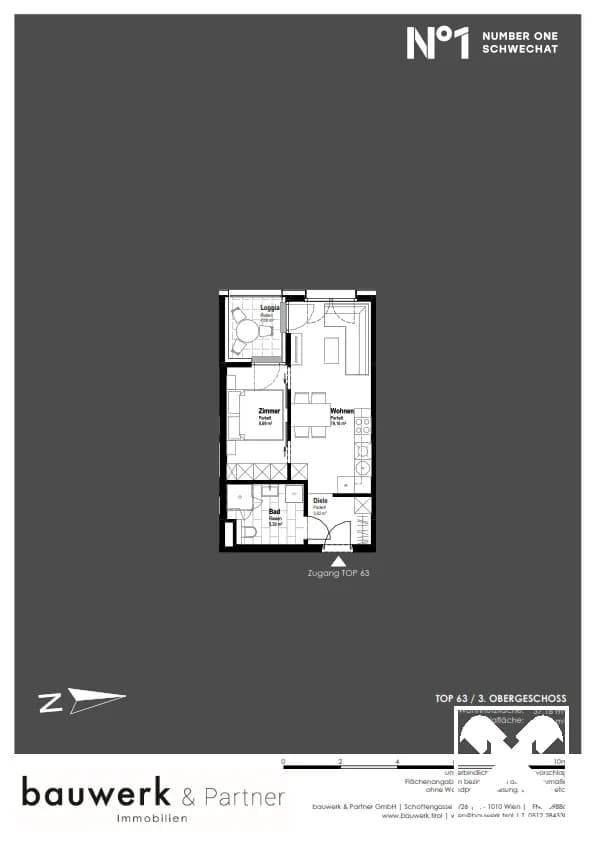 2-Zimmer-Wohnung kaufen in Bruck an der Leitha – 37,16 m², € 219.800 – Bild 9 von 9