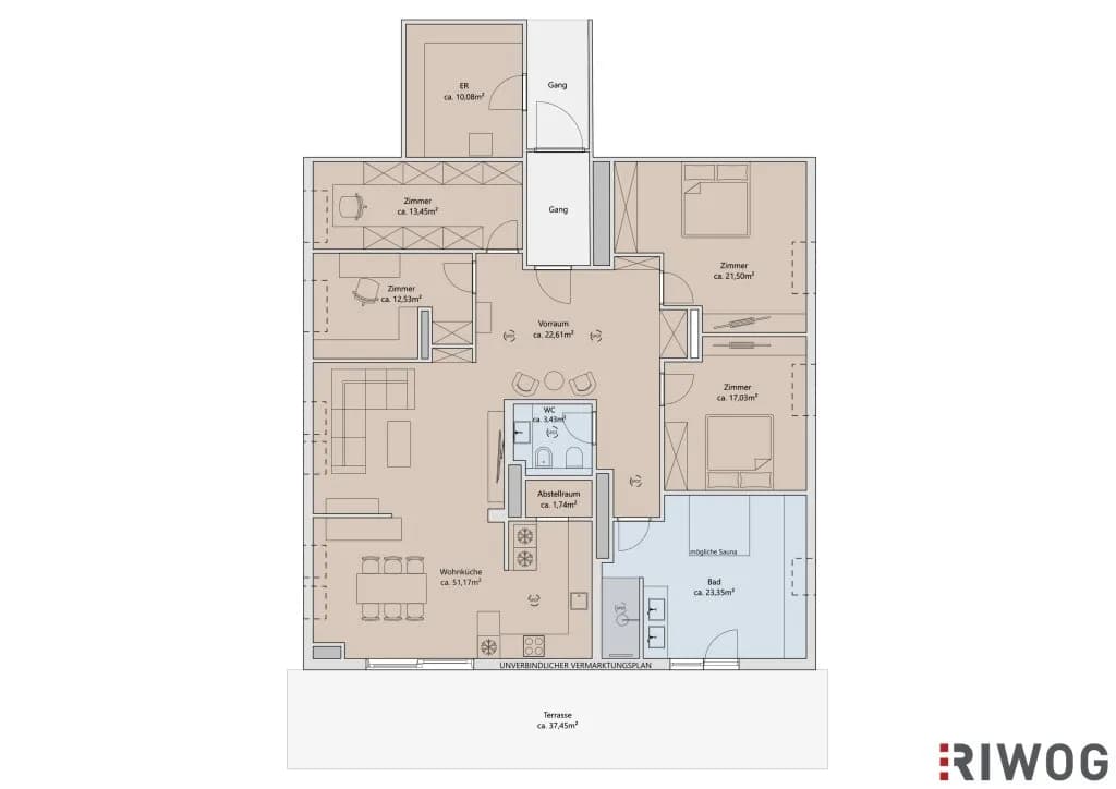 5-Zimmer-Wohnung kaufen in Korneuburg – 166,83 m², € 796.000 – Bild 28 von 28