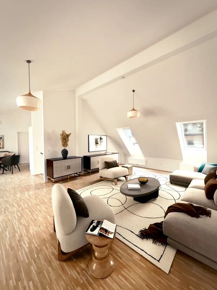3-Zimmer-Wohnung mieten in Graz – 128,07 m², € 1.860