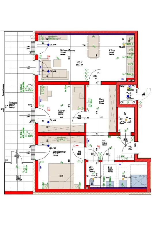 Wohnung mieten in Korneuburg – 84,87 m², € 984 – Bild 4 von 10