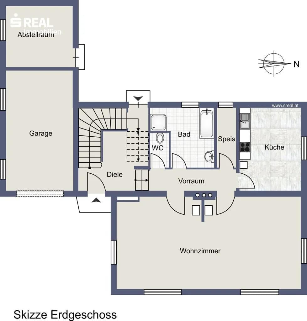 5-Zimmer-Haus kaufen in Lilienfeld – 162 m², € 189.000 – Bild 22 von 23