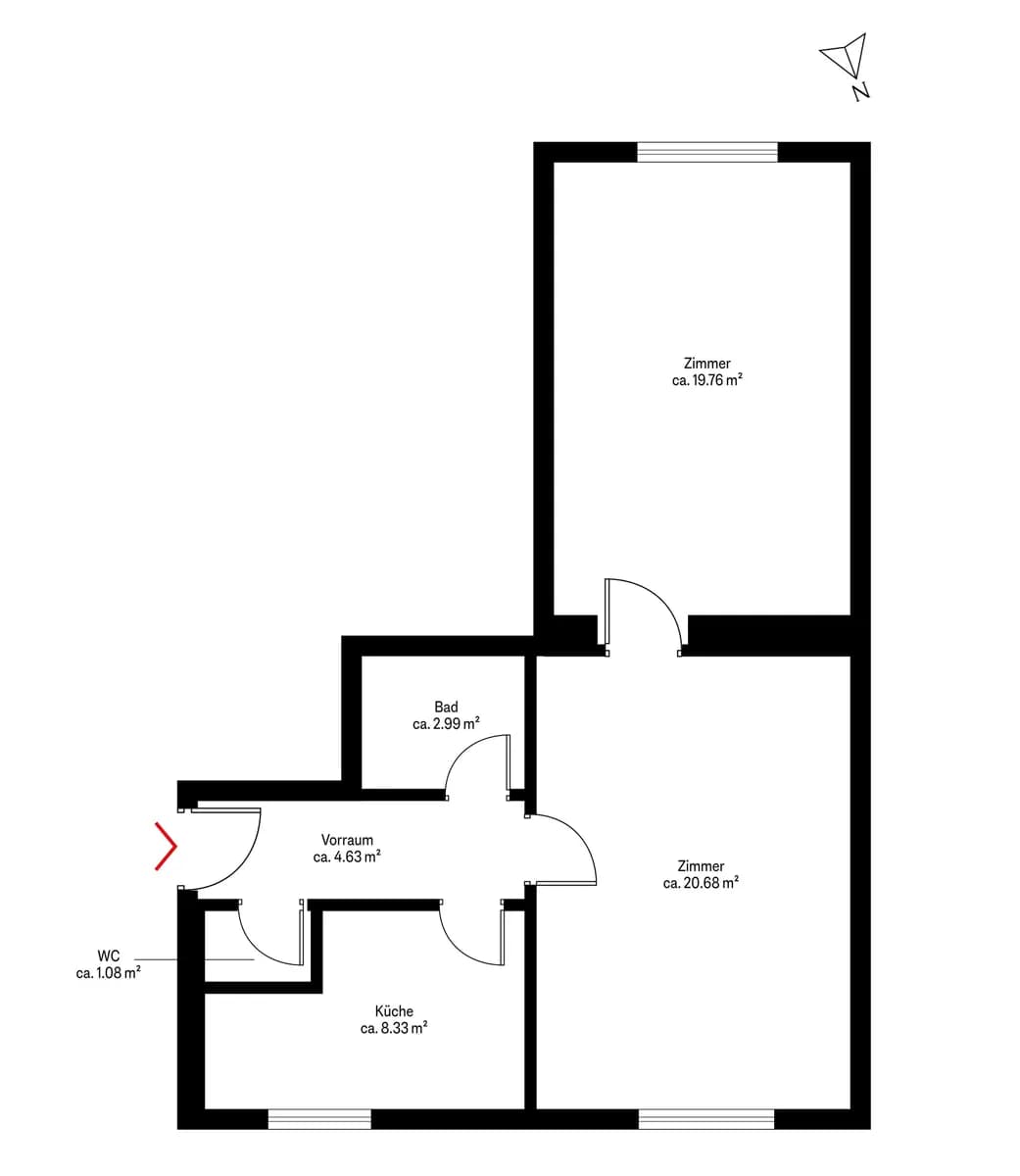 2-Zimmer-Wohnung kaufen in Wien – 57,5 m², € 249.000 – Bild 12 von 12