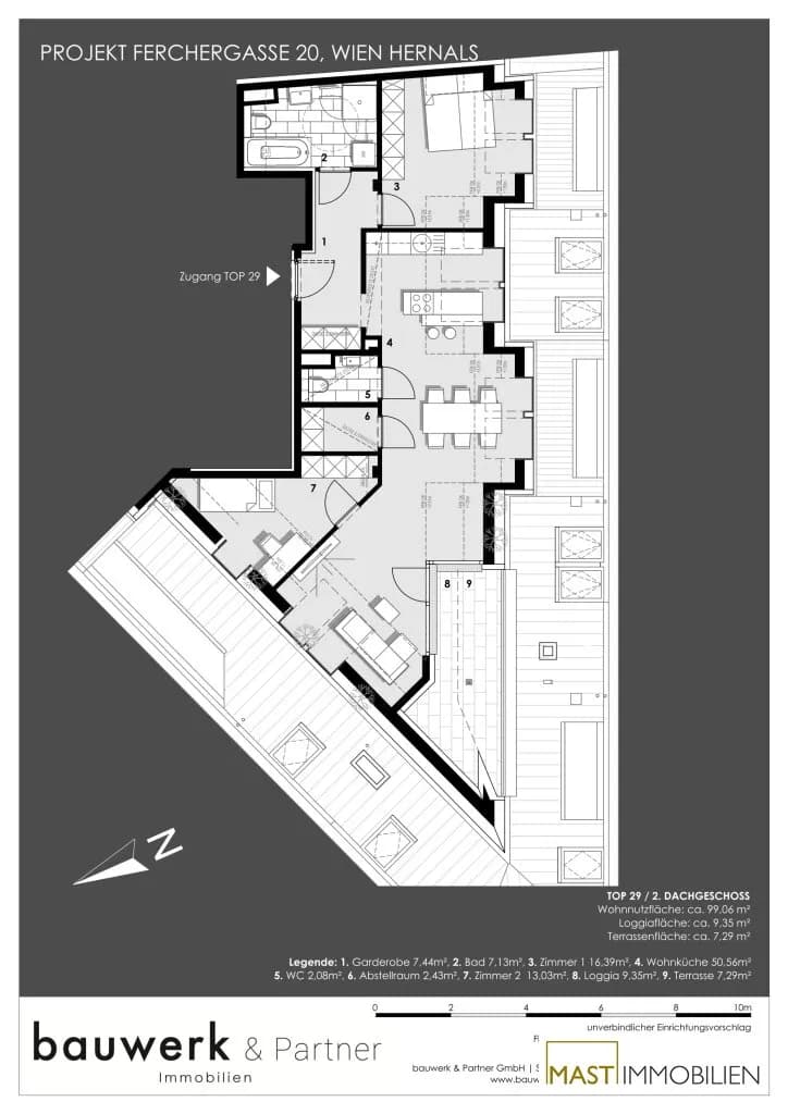 3-Zimmer-Wohnung kaufen in Wien – 99,06 m², € 698.500 – Bild 32 von 33