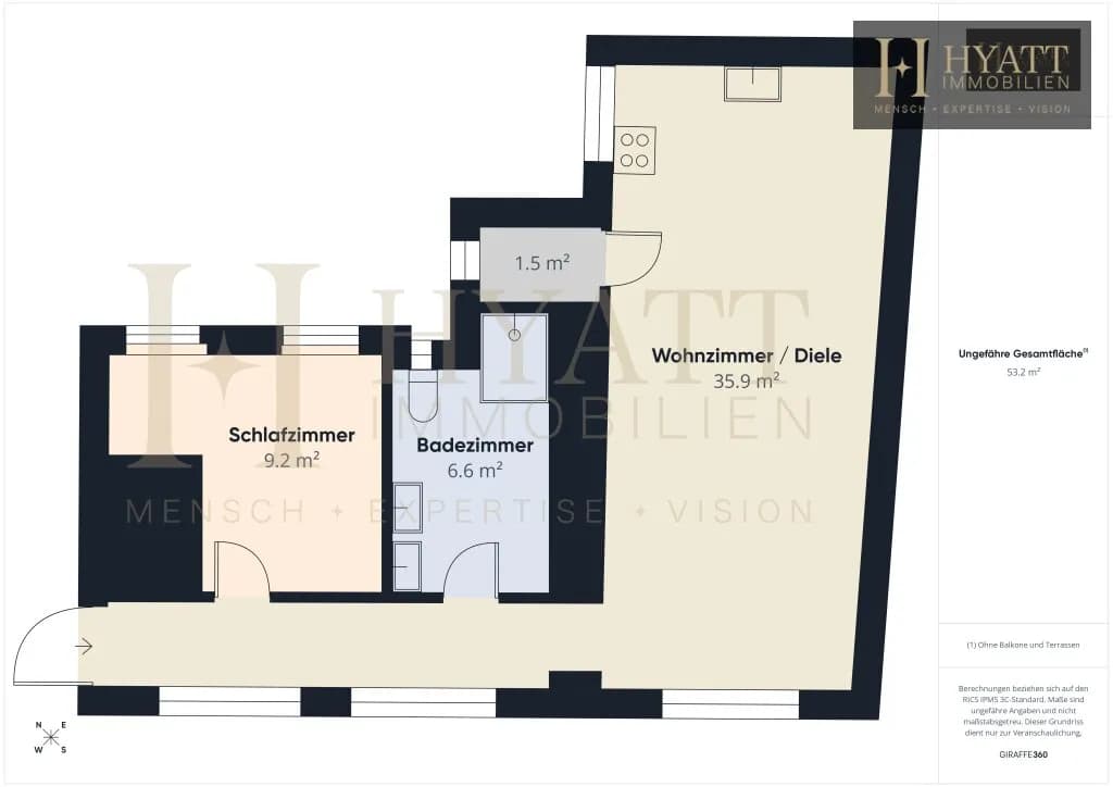 2-Zimmer-Wohnung kaufen in Wien – 58 m², € 798.000 – Bild 9 von 9