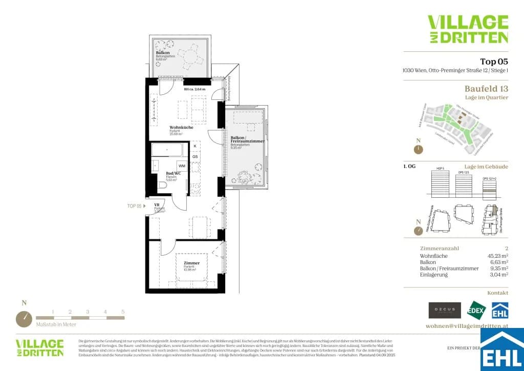 Immobilie kaufen in Wien – 45,23 m², € 346.000 – Bild 9 von 9