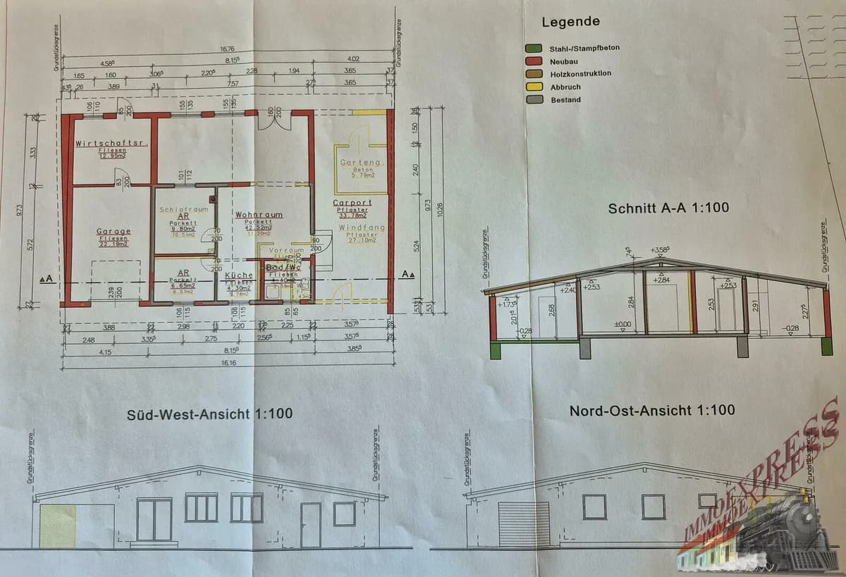 3-Zimmer-Haus kaufen in Gänserndorf – 67,67 m², € 109.000 – Bild 25 von 42