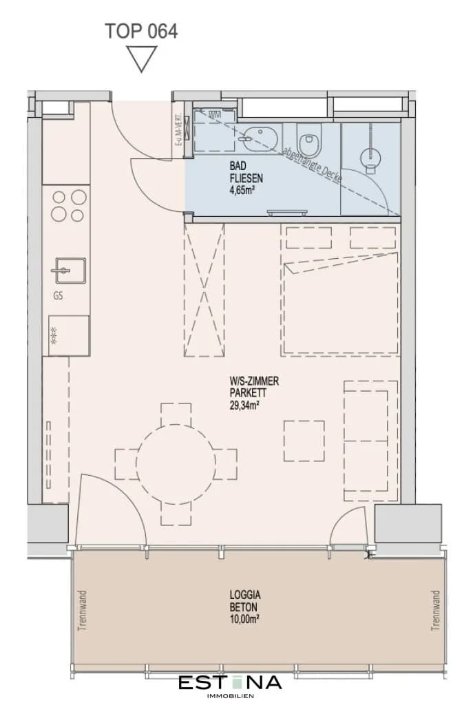 1-Zimmer-Wohnung mieten in Wien – 33,93 m², € 1.200 – Bild 17 von 17