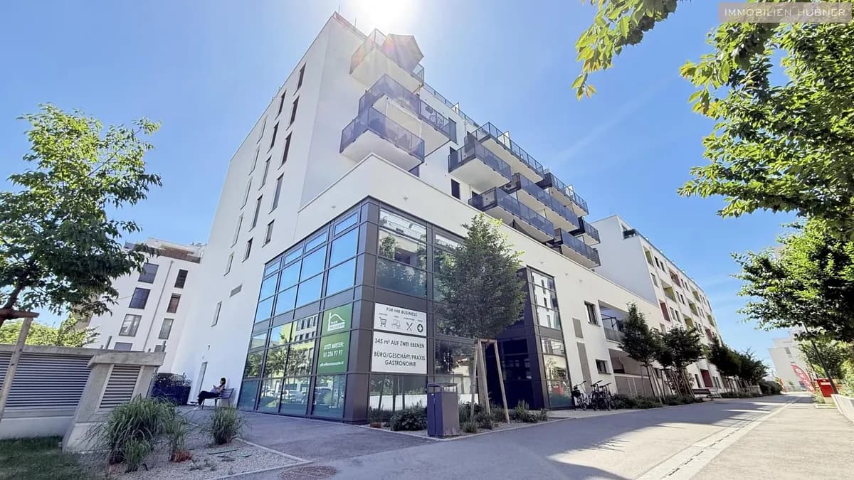 Gewerbeimmobilie mieten in Wien – 345 m², € 4.582