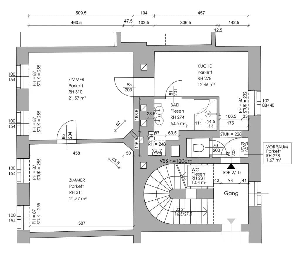 2-Zimmer-Wohnung kaufen in Wien – 64,71 m², € 499.000 – Bild 30 von 30