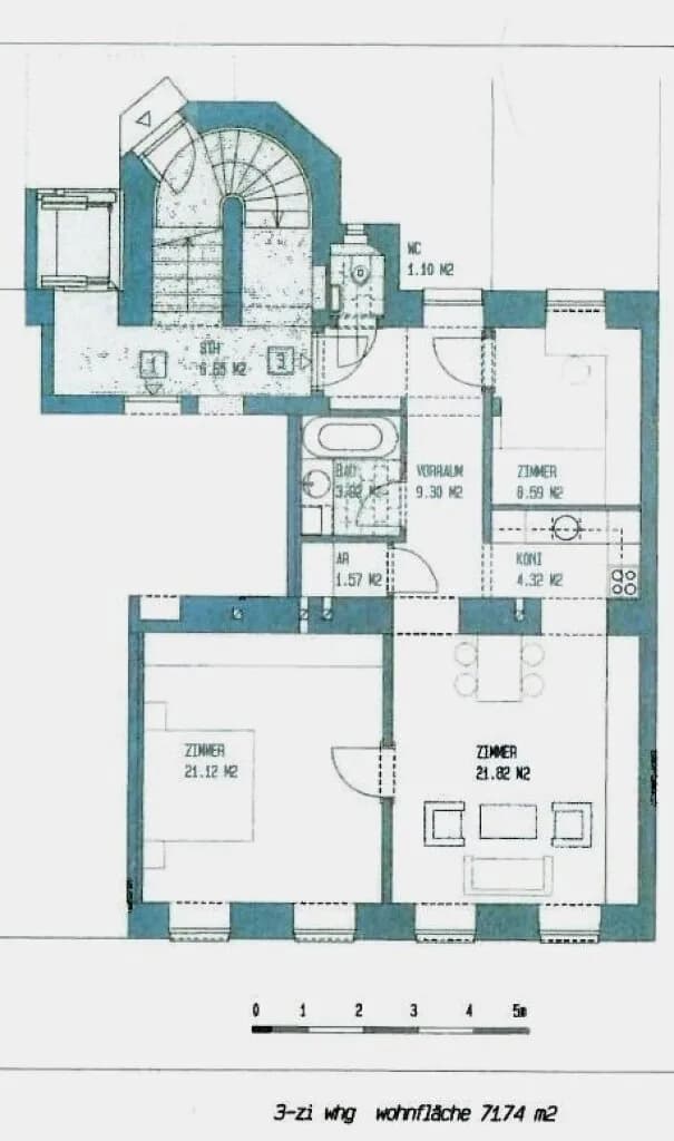 Wohnung mieten in Wien – 72 m², € 886 – Bild 3 von 21