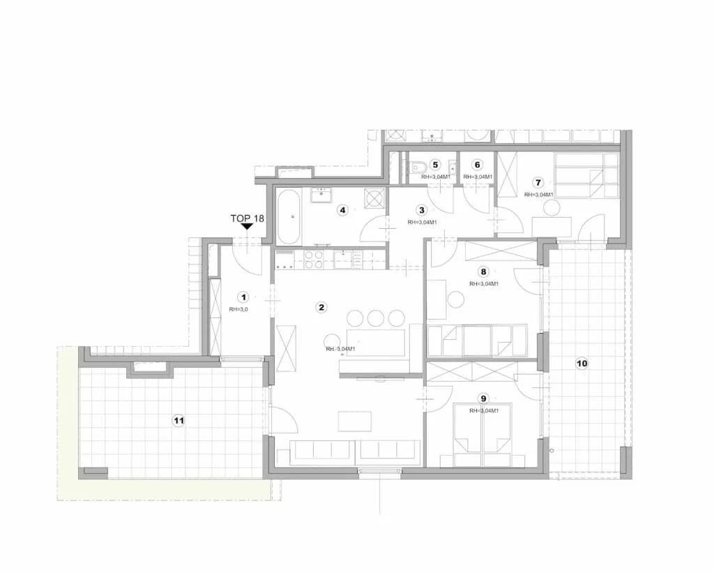 4-Zimmer-Wohnung mieten in Graz – 84,07 m², € 1.654 – Bild 12 von 12