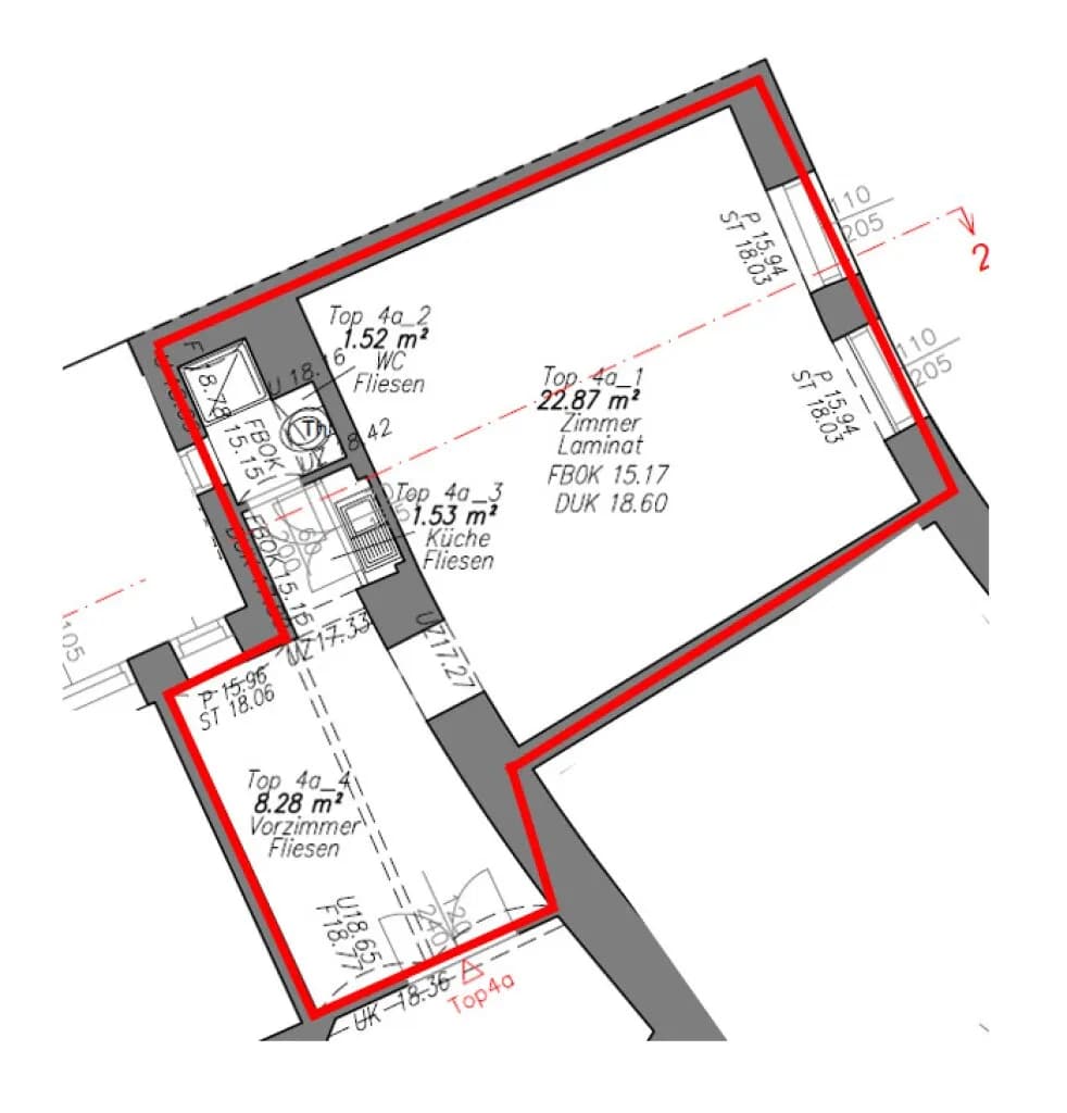 1-Zimmer-Gewerbeimmobilie mieten in Wien – 40 m², € 920 – Bild 10 von 11