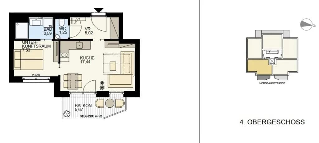 2-Zimmer-Wohnung kaufen in Wien – 30,74 m², € 235.060 – Bild 11 von 13