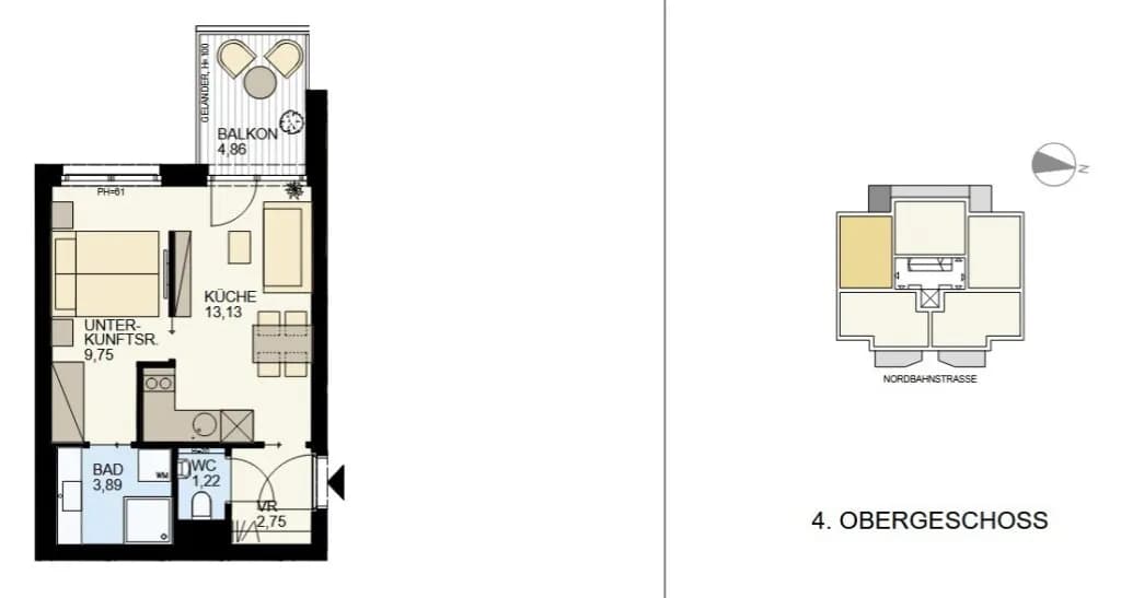 2-Zimmer-Wohnung kaufen in Wien – 30,74 m², € 235.060 – Bild 12 von 13