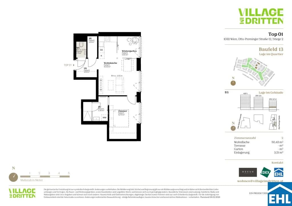Immobilie kaufen in Wien – 50,43 m², € 317.000 – Bild 9 von 9