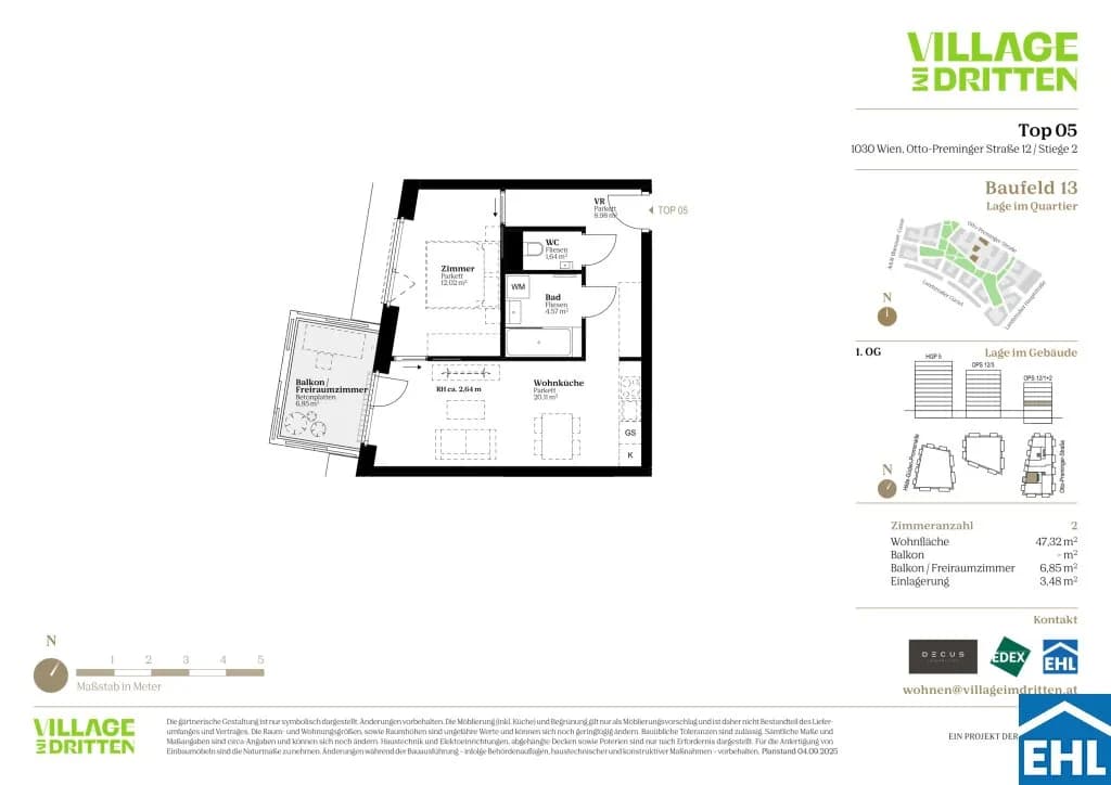 Immobilie kaufen in Wien – 47,32 m², € 333.000 – Bild 9 von 9