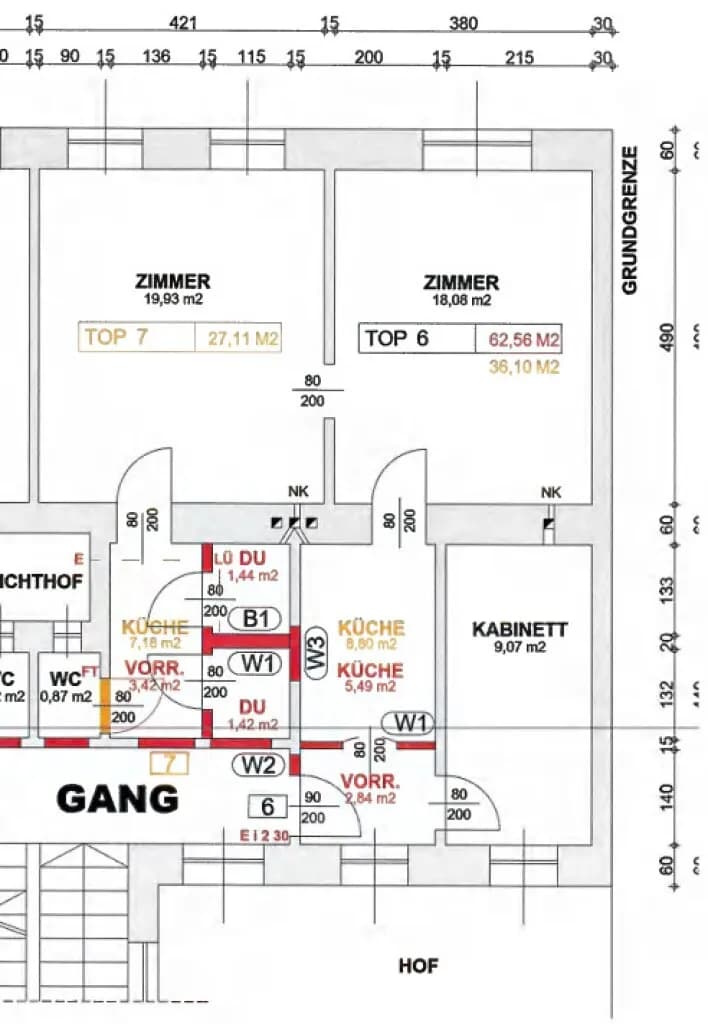 3-Zimmer-Wohnung kaufen in Wien – 62,58 m², € 249.000 – Bild 24 von 25