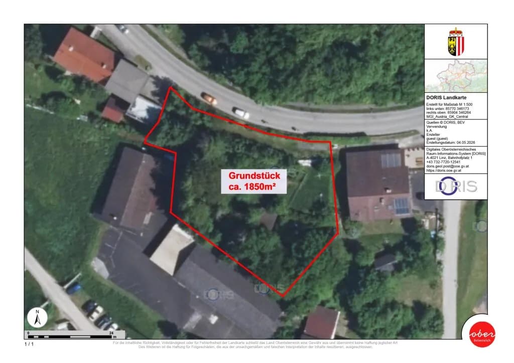 Grundstück kaufen in Perg – 1 850 m², € 248.000 – Bild 3 von 8