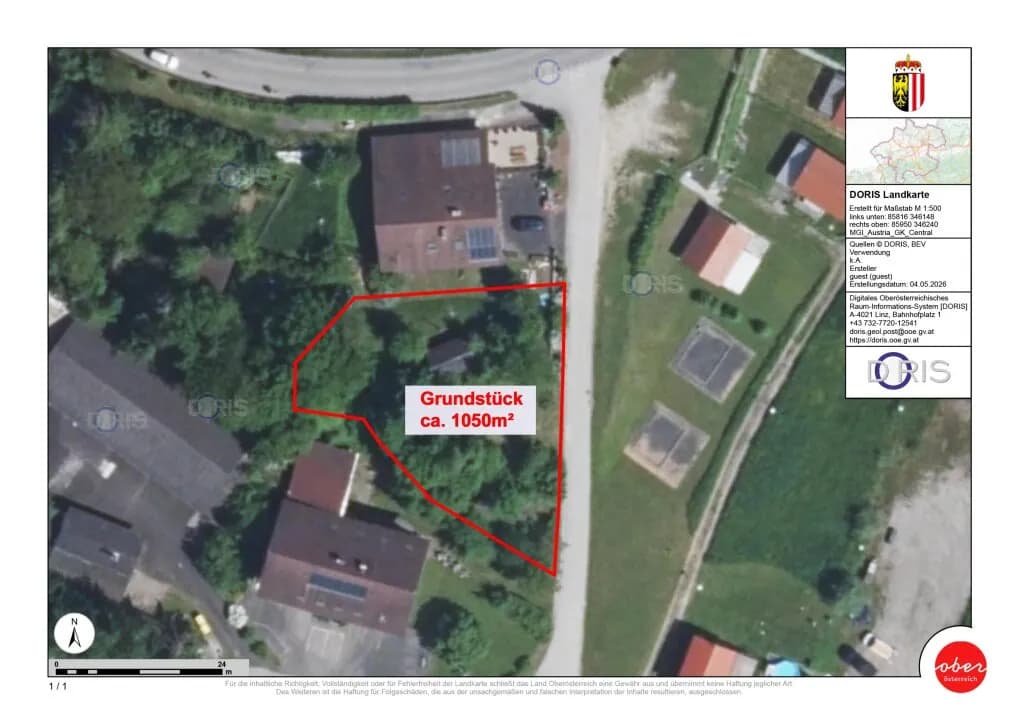 Grundstück kaufen in Perg – 1 050 m², € 158.000 – Bild 3 von 10