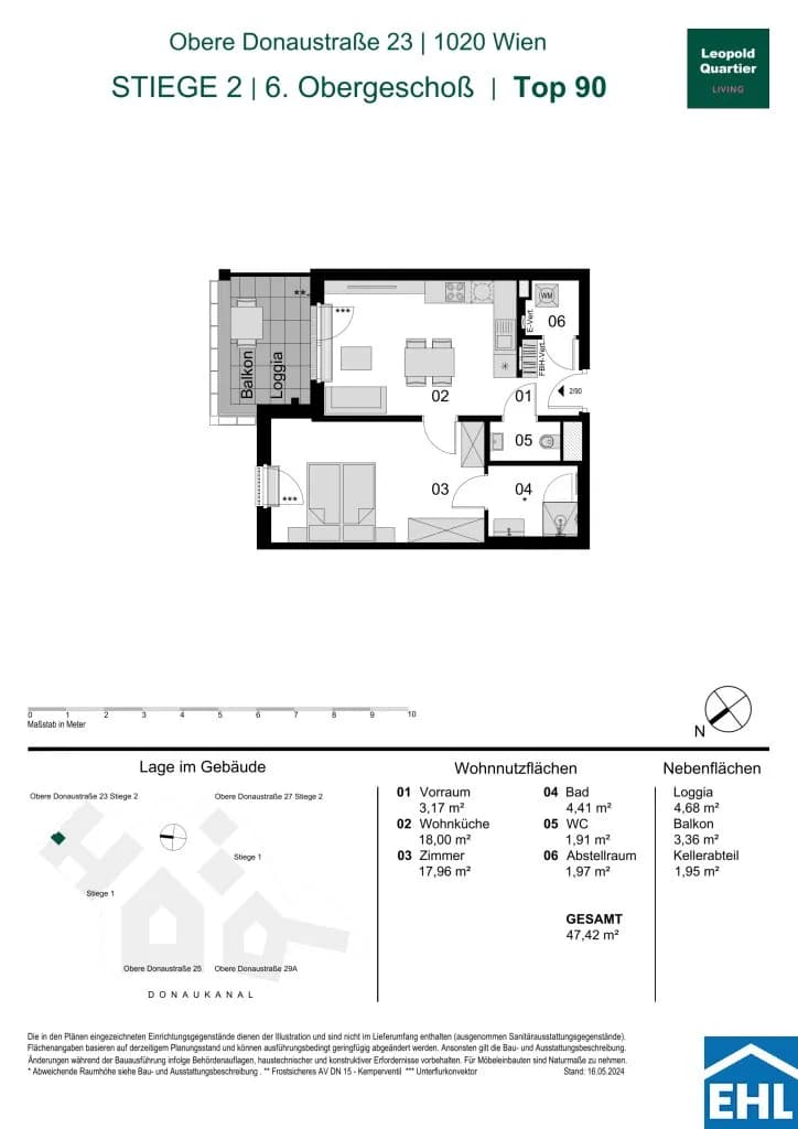 Immobilie kaufen in Wien – 47,42 m², € 536.000 – Bild 31 von 31