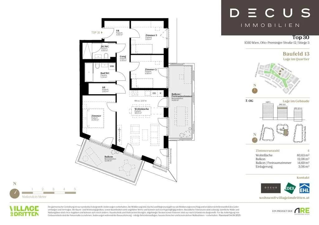 4-Zimmer-Wohnung kaufen in Wien – 83,63 m², € 699.000 – Bild 9 von 9