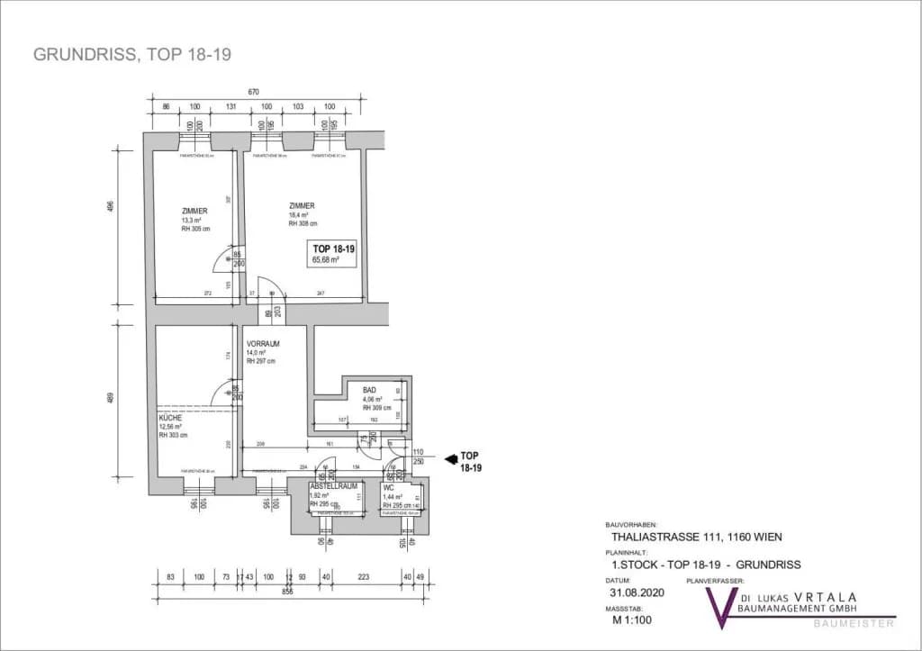 2-Zimmer-Wohnung kaufen in Wien – 65,68 m², € 264.000 – Bild 8 von 8