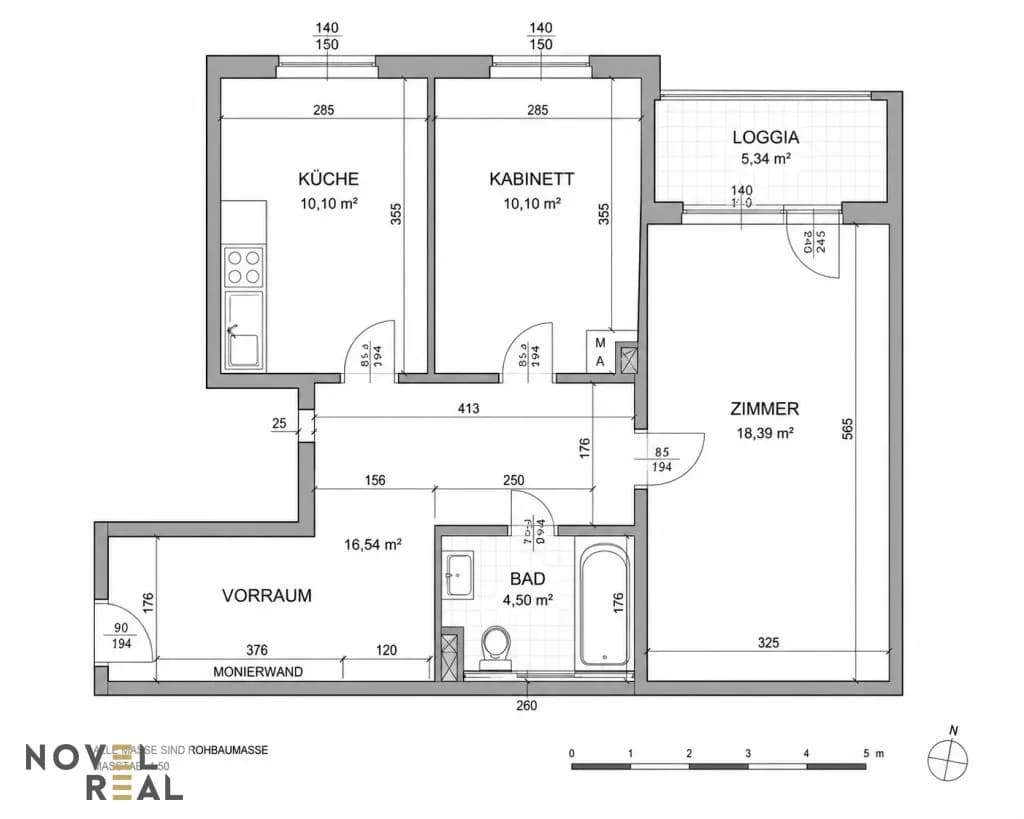 2-Zimmer-Wohnung kaufen in Wien – 66 m², € 249.000 – Bild 8 von 8