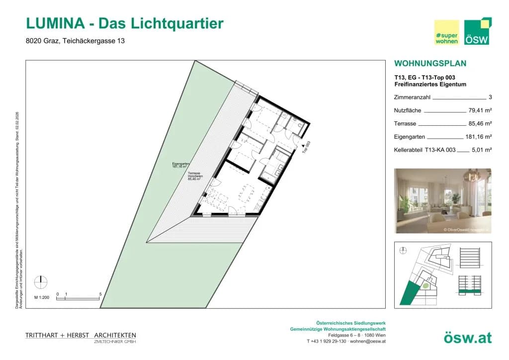 4-Zimmer-Wohnung kaufen in Graz – 79,41 m², € 386.000 – Bild 12 von 13