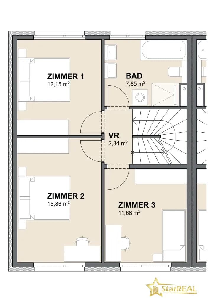 5-Zimmer-Haus kaufen in Wien – 126,74 m², € 699.000 – Bild 22 von 23