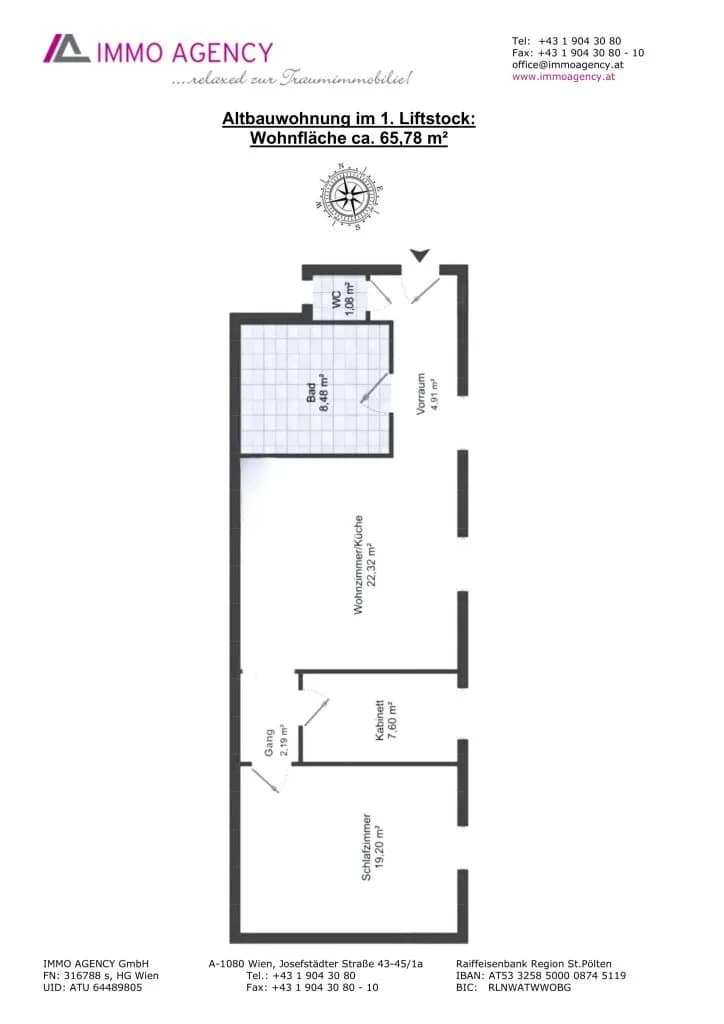 3-Zimmer-Wohnung kaufen in Wien – 65,78 m², € 328.000 – Bild 22 von 22