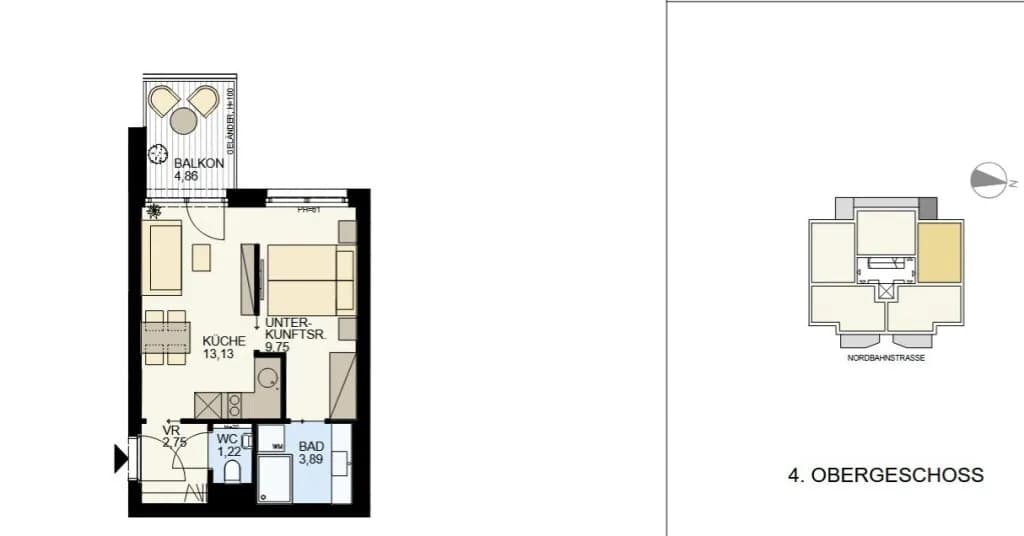 2-Zimmer-Wohnung kaufen in Wien – 30,74 m², € 235.060 – Bild 9 von 13