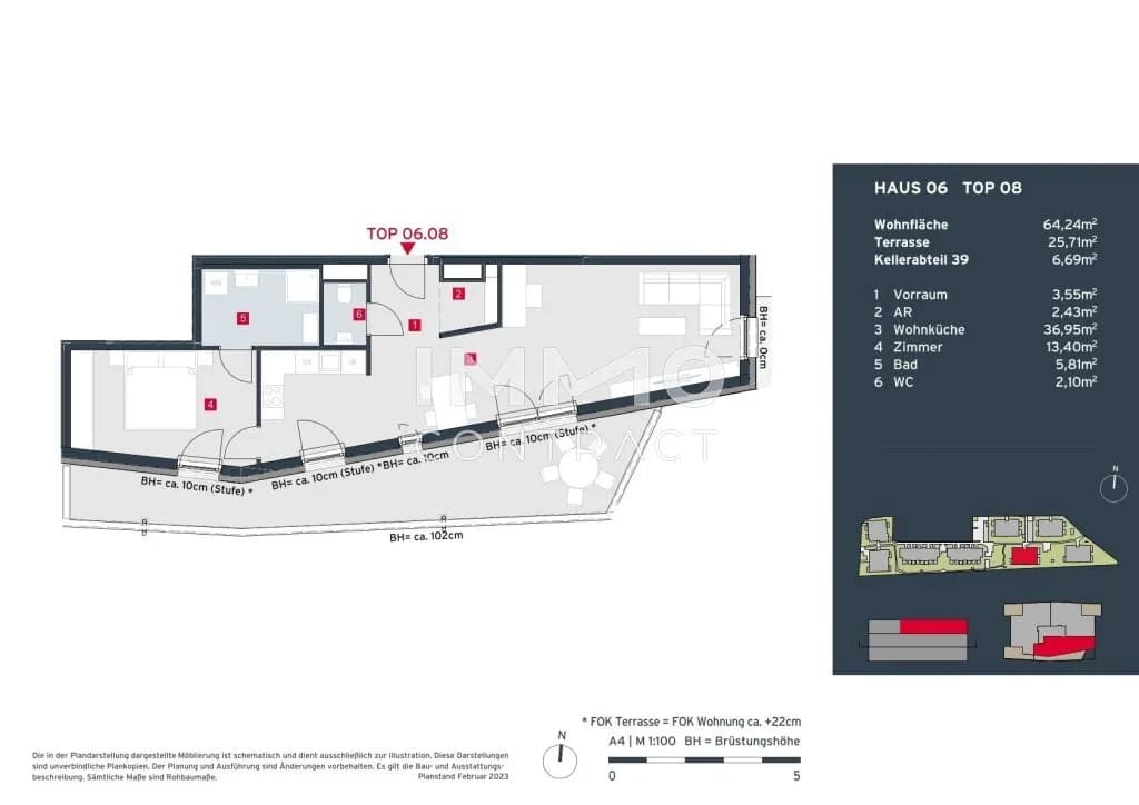 2-Zimmer-Wohnung kaufen in Bruck an der Leitha – 64,24 m², € 411.000 – Bild 15 von 15
