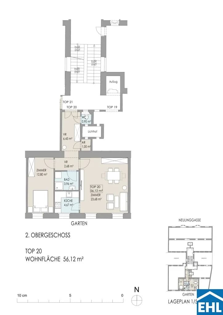 2-Zimmer-Wohnung kaufen in Wien – 56,99 m², € 479.000 – Bild 20 von 20