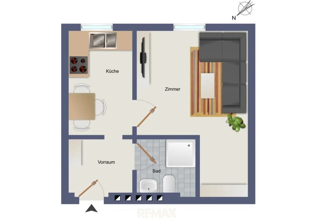 1-Zimmer-Wohnung kaufen in Graz – 27,5 m², € 110.000 – Bild 2 von 11