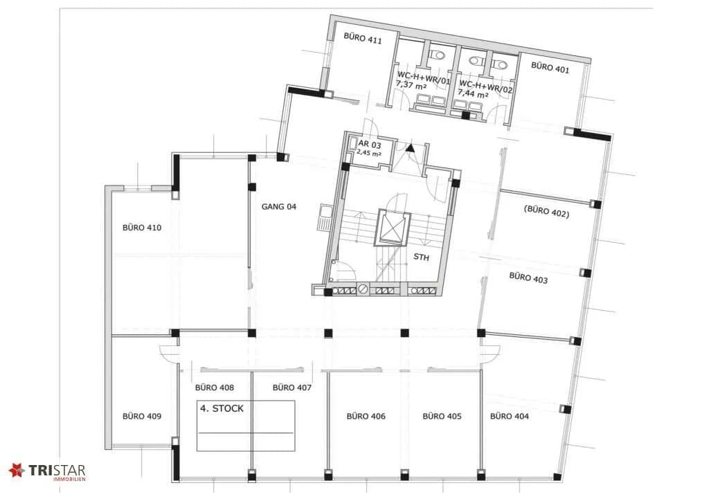 Gewerbeimmobilie mieten in Wien – 325 m², € 6.966 – Bild 3 von 3