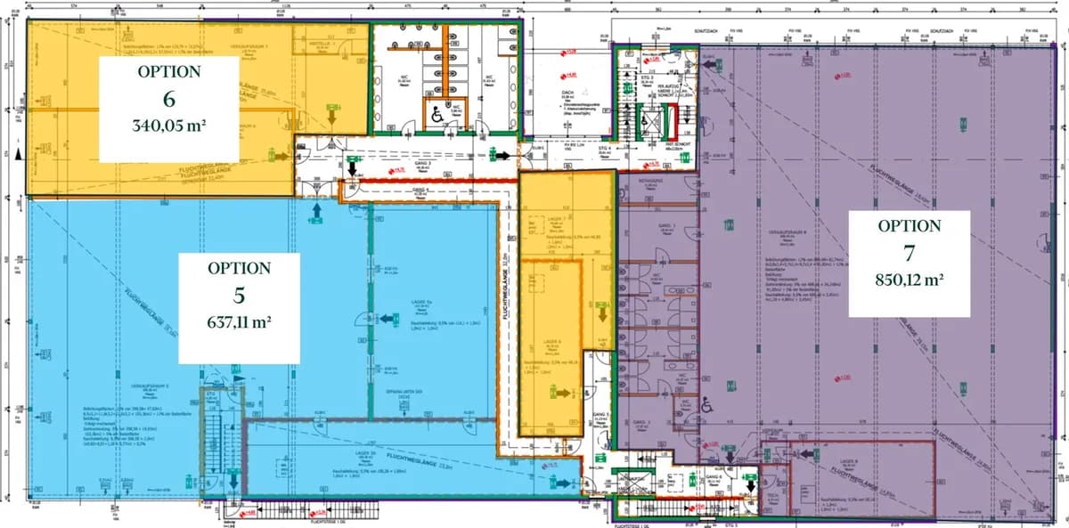 Gewerbeimmobilie mieten in Baden – 3 182 m², € 16 – Bild 4 von 5