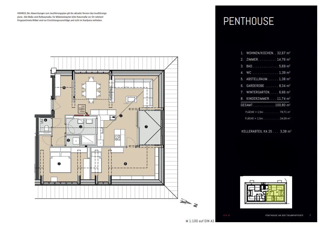 3-Zimmer-Wohnung kaufen in Innsbruck – 94,14 m², € 998.000 – Bild 17 von 17