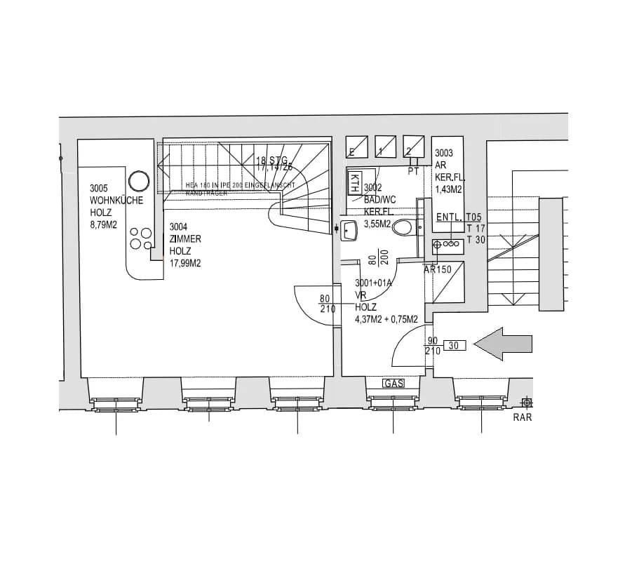 3-Zimmer-Wohnung mieten in Wien – 98,44 m², € 2.200 – Bild 40 von 41