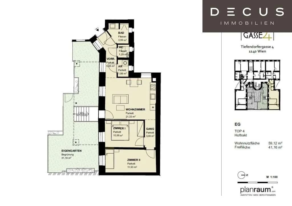3-Zimmer-Wohnung kaufen in Wien – 59,12 m², € 360.000 – Bild 15 von 15