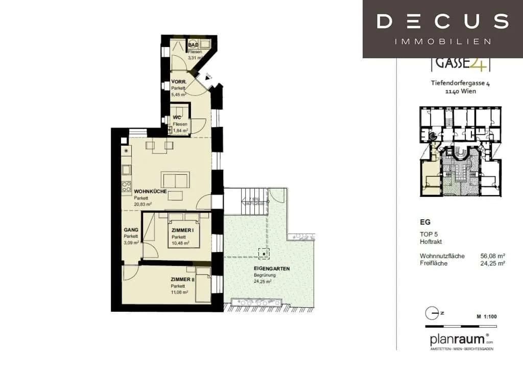 3-Zimmer-Wohnung kaufen in Wien – 56,08 m², € 309.000 – Bild 15 von 15