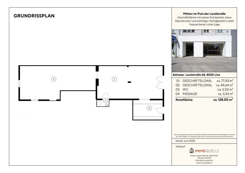 Gewerbeimmobilie mieten in Linz – 128 m², € 5.000 – Bild 13 von 13