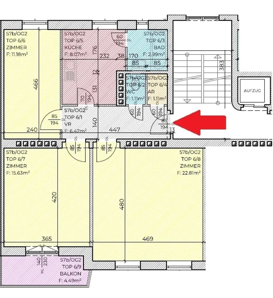 3-Zimmer-Wohnung kaufen in Graz – 69,32 m², € 129.900 – Bild 11 von 11