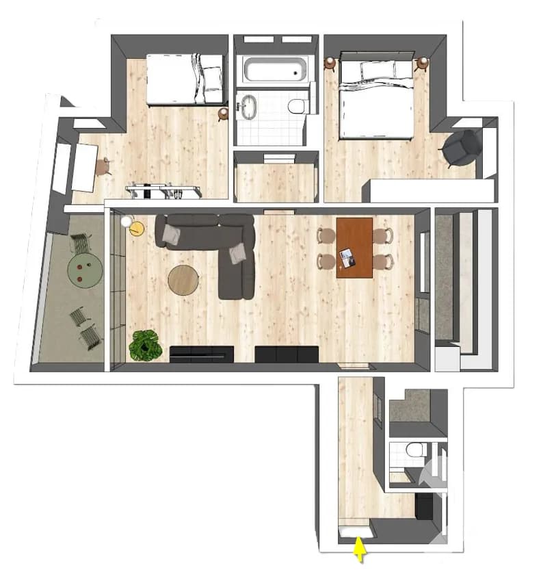 3-Zimmer-Wohnung kaufen in Deutschlandsberg – 83,93 m², € 197.000 – Bild 15 von 15