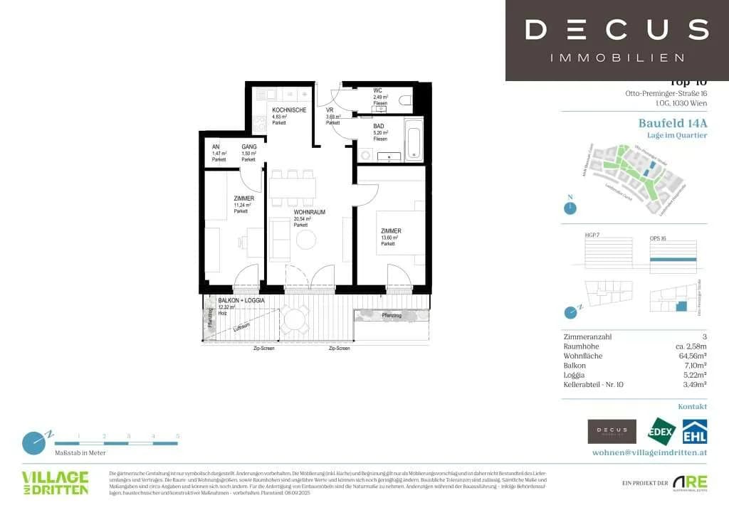 3-Zimmer-Wohnung kaufen in Wien – 64,56 m², € 509.000 – Bild 10 von 10