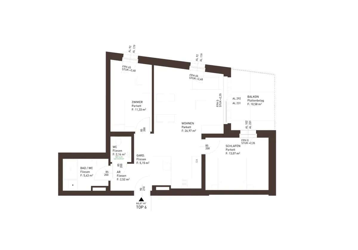 3-Zimmer-Wohnung kaufen in Gmunden – 66,61 m², € 529.000 – Bild 13 von 21