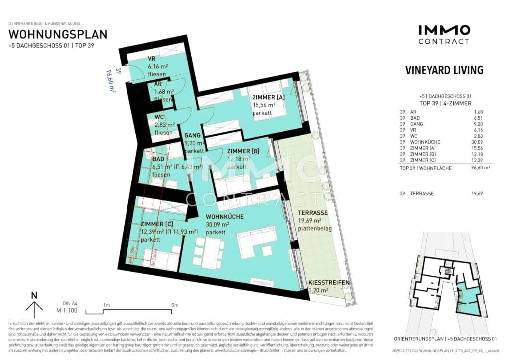 4-Zimmer-Wohnung kaufen in Wien – 96,6 m², € 819.500 – Bild 10 von 10