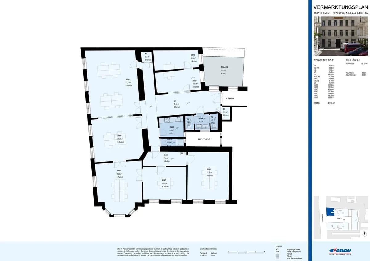 Gewerbeimmobilie mieten in Wien – 316 m², € 20 – Bild 2 von 16